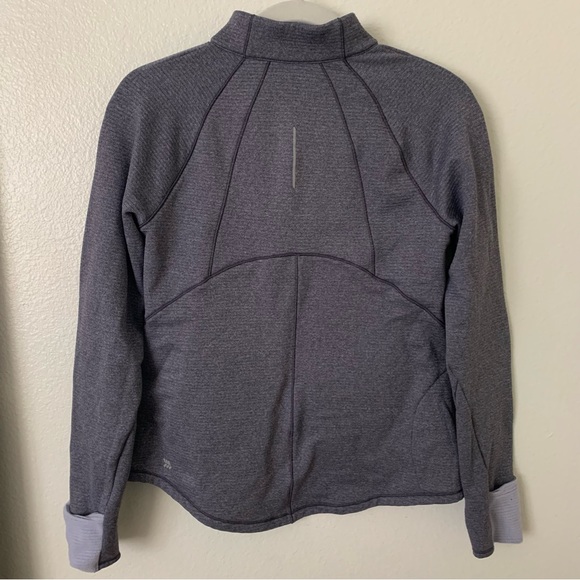 All In Motion Long Sleeve Fleece Zip-up workout top Size Medium - Picture 5 of 8